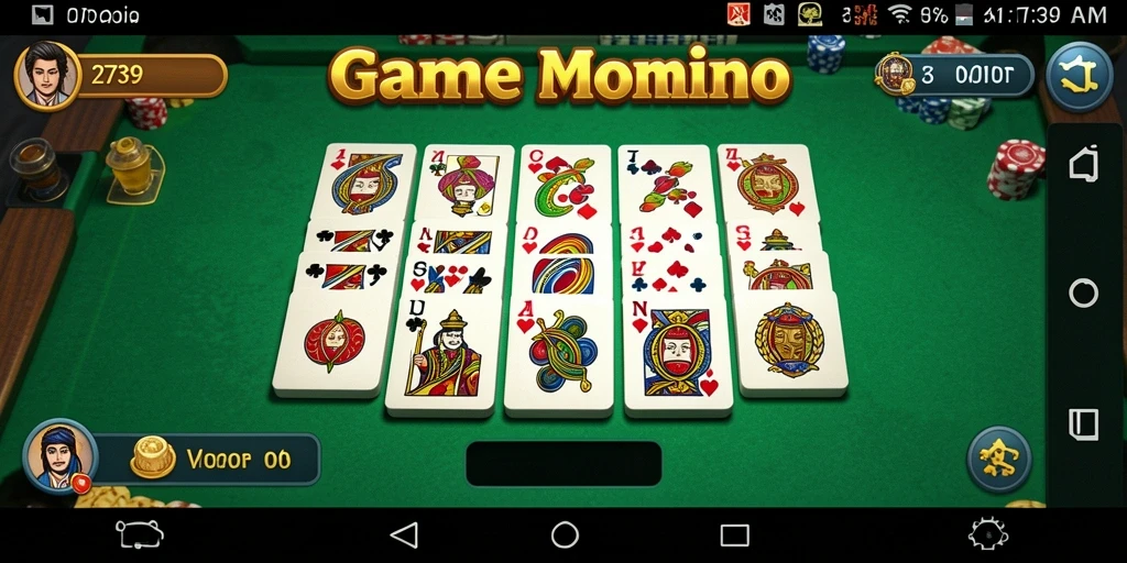 Tampilan gameplay seru dari game Domino 2739 yang penuh tantangan.