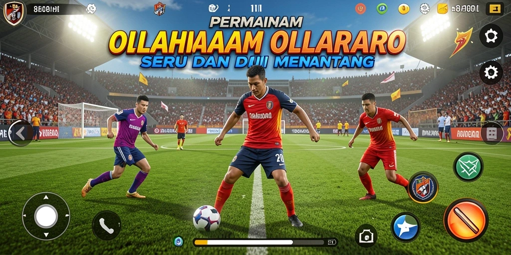 Screenshot gameplay <strong>8II</strong> yang menampilkan aksi olahraga yang seru.