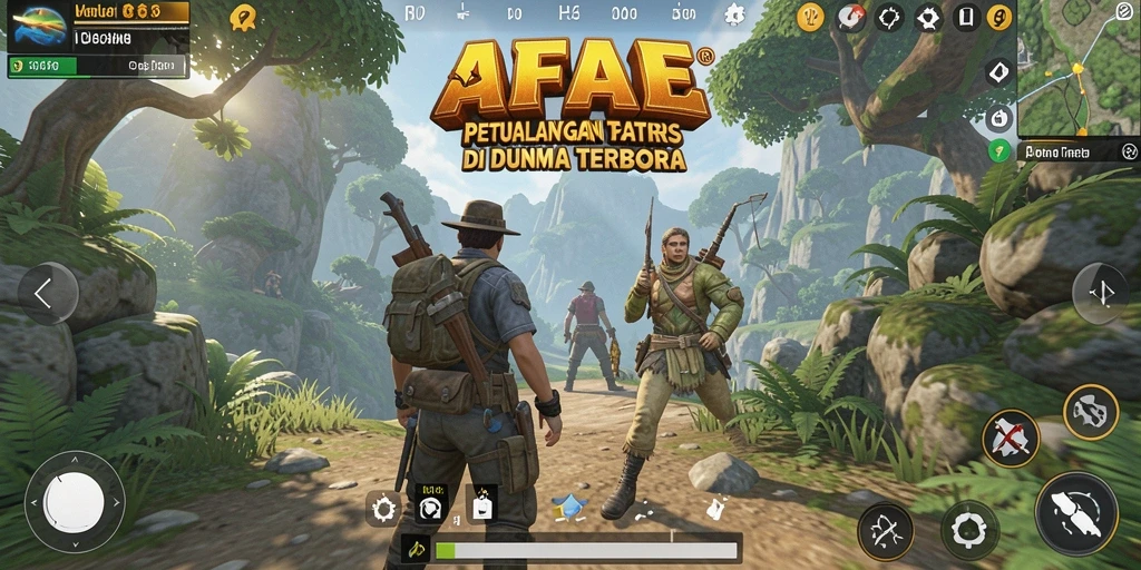 Tangkapan layar utama menampilkan gameplay Open World yang mengesankan.