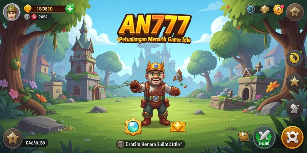 Tampilan gameplay AN777 yang menenangkan dan menarik.