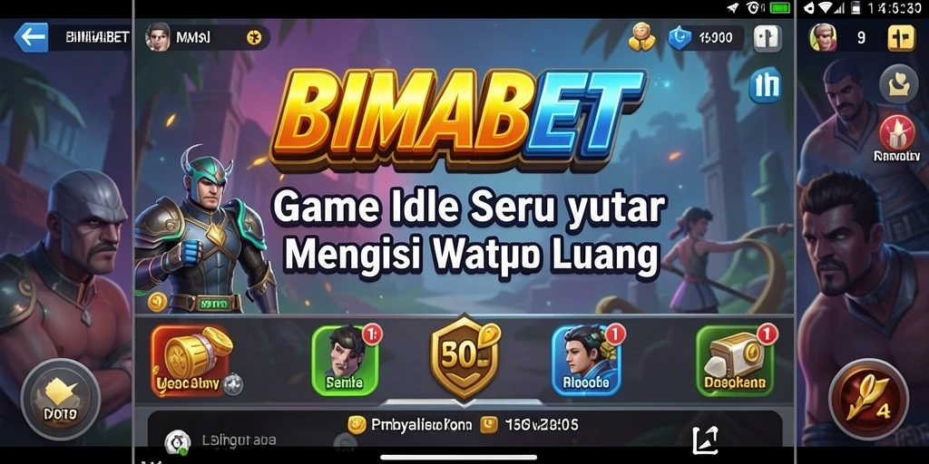 Screenshot utama BIMABET menampilkan gameplay yang dinamis dan interaktif.