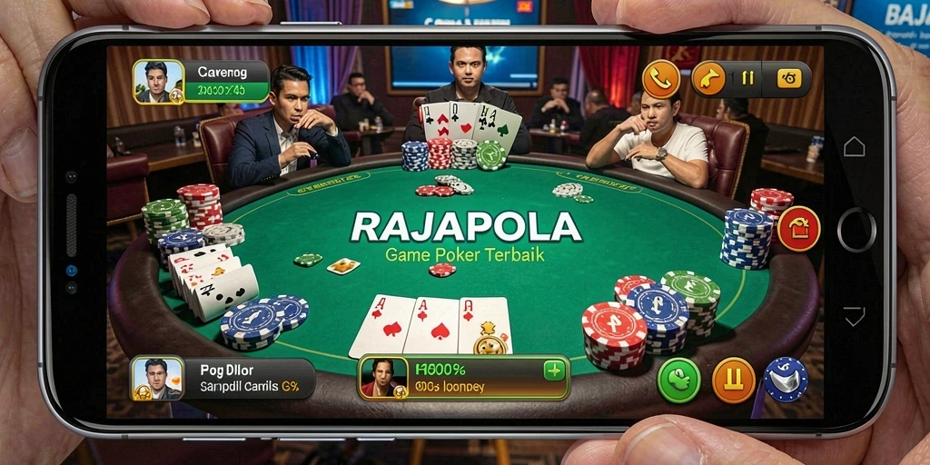 Tampilan gameplay RAJAPOLA yang menarik dan interaktif.