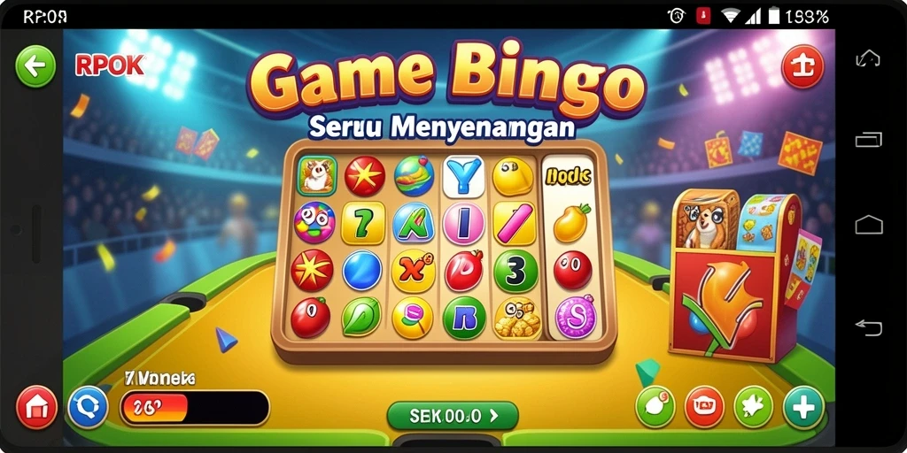 Tampilan gameplay Bingo yang menarik dan menantang.
