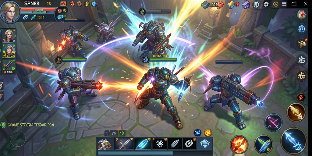Tampilan gameplay SPN88 yang menarik dengan berbagai strategi.