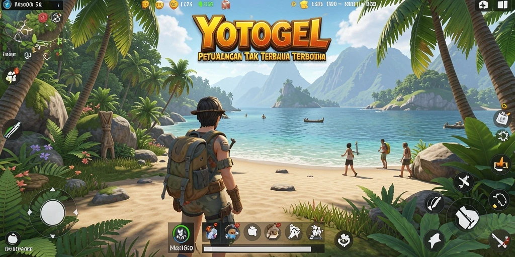 Gameplay YOTOGEL menunjukkan kebebasan eksplorasi di dunia terbuka yang luas.